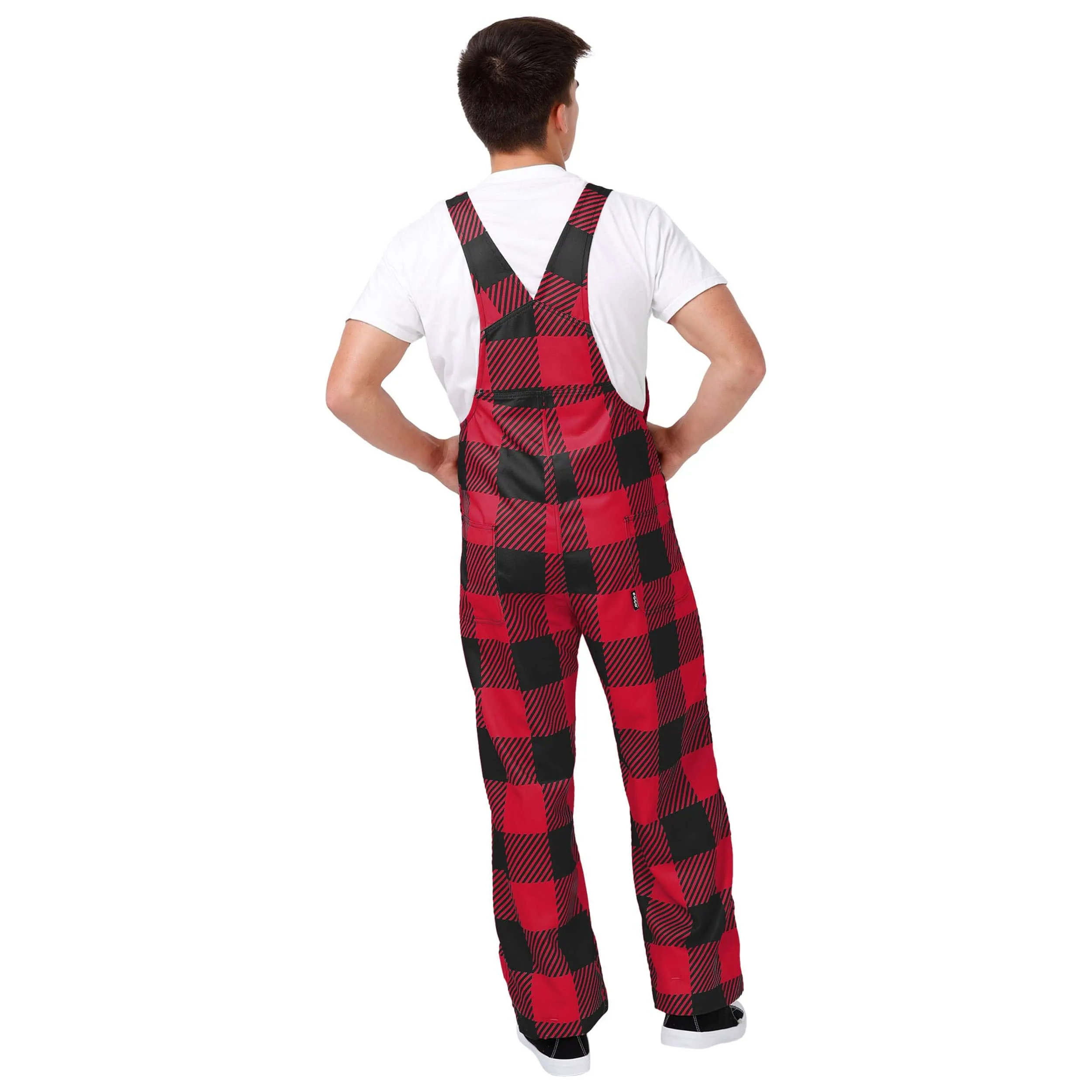 Atlanta Falcons NFL Mens Plaid Bib Overalls