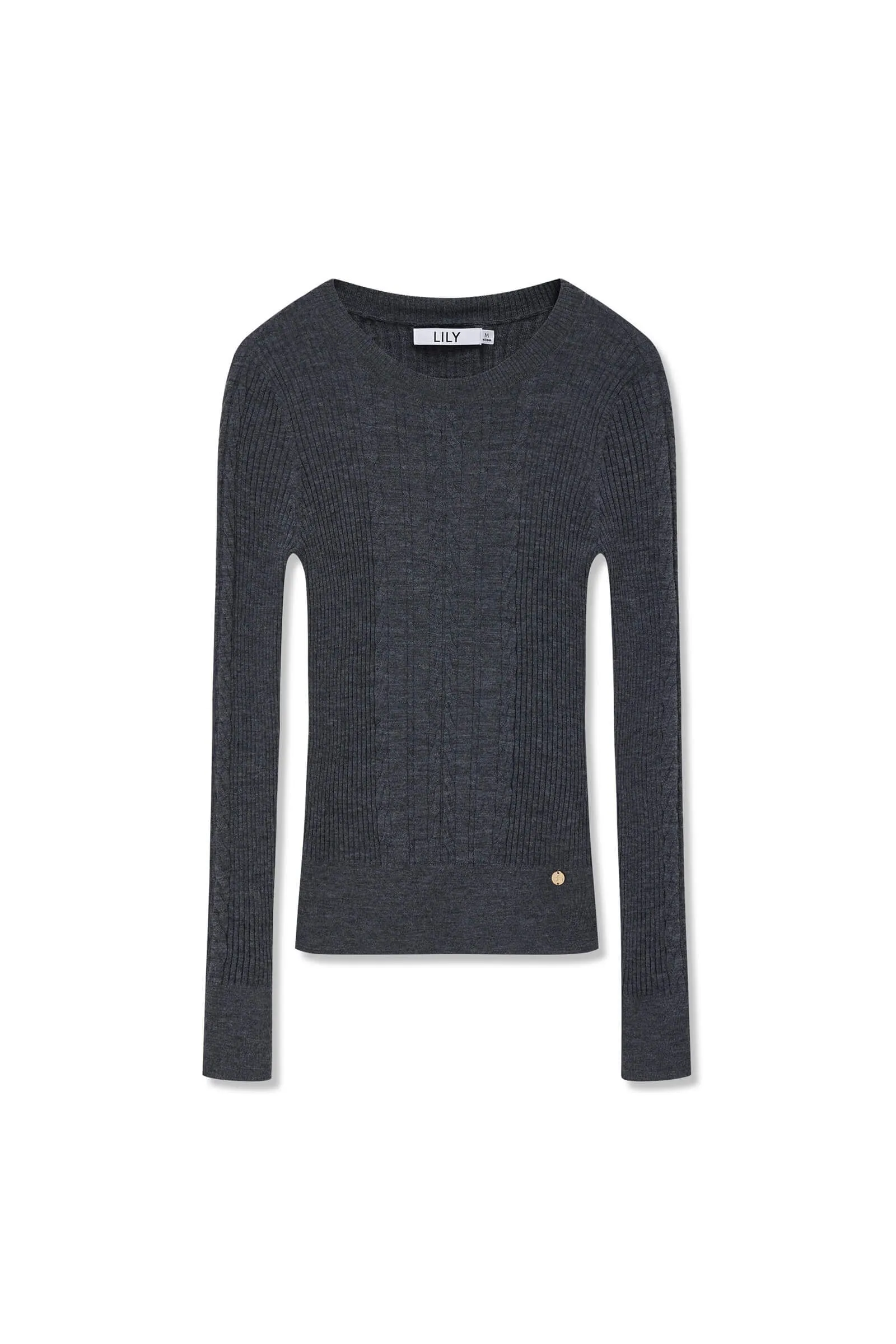 Biodegradable Wool Round-Neck Sweater