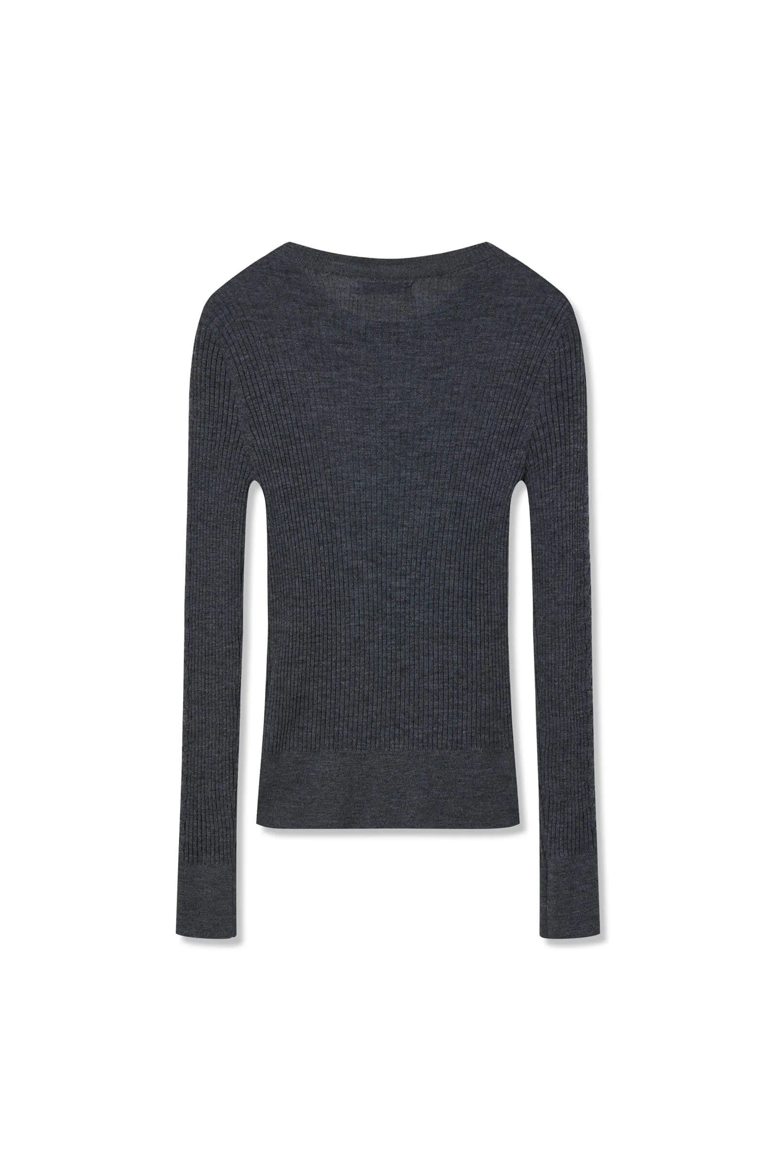 Biodegradable Wool Round-Neck Sweater