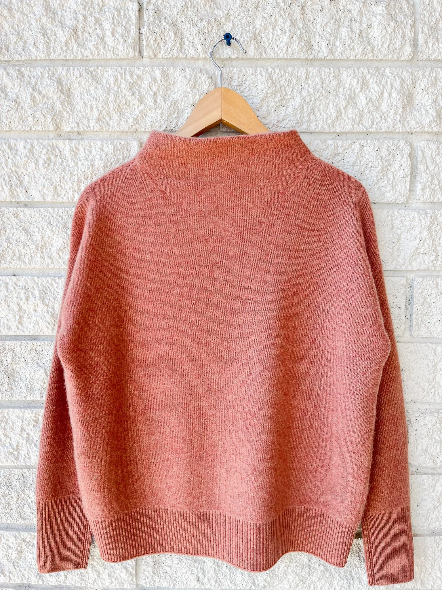 Boiled Funnel Neck Pullover