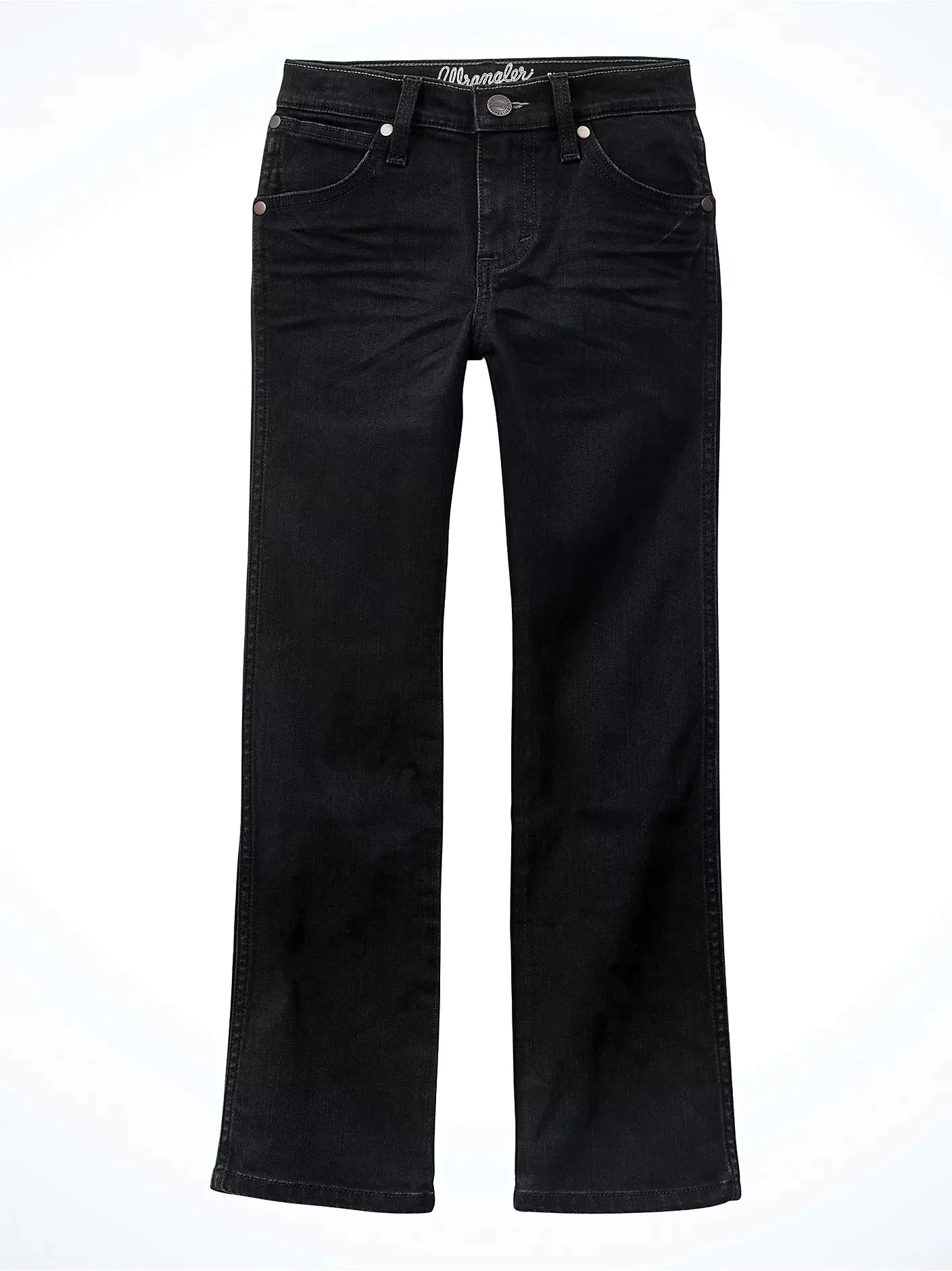 Boy's Wrangler Retro Black Slim Straight Leg Jean