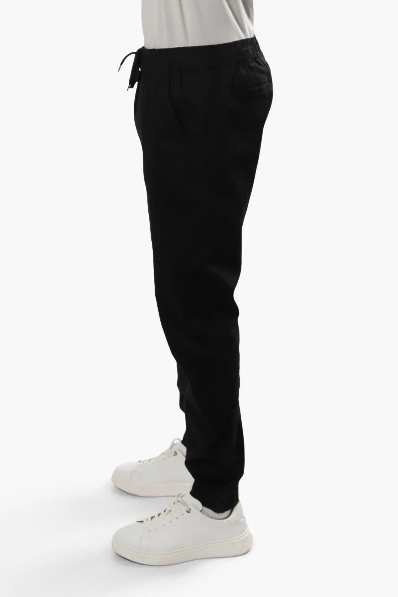 Canada Weather Gear Tie Waist Jogger Pants - Black