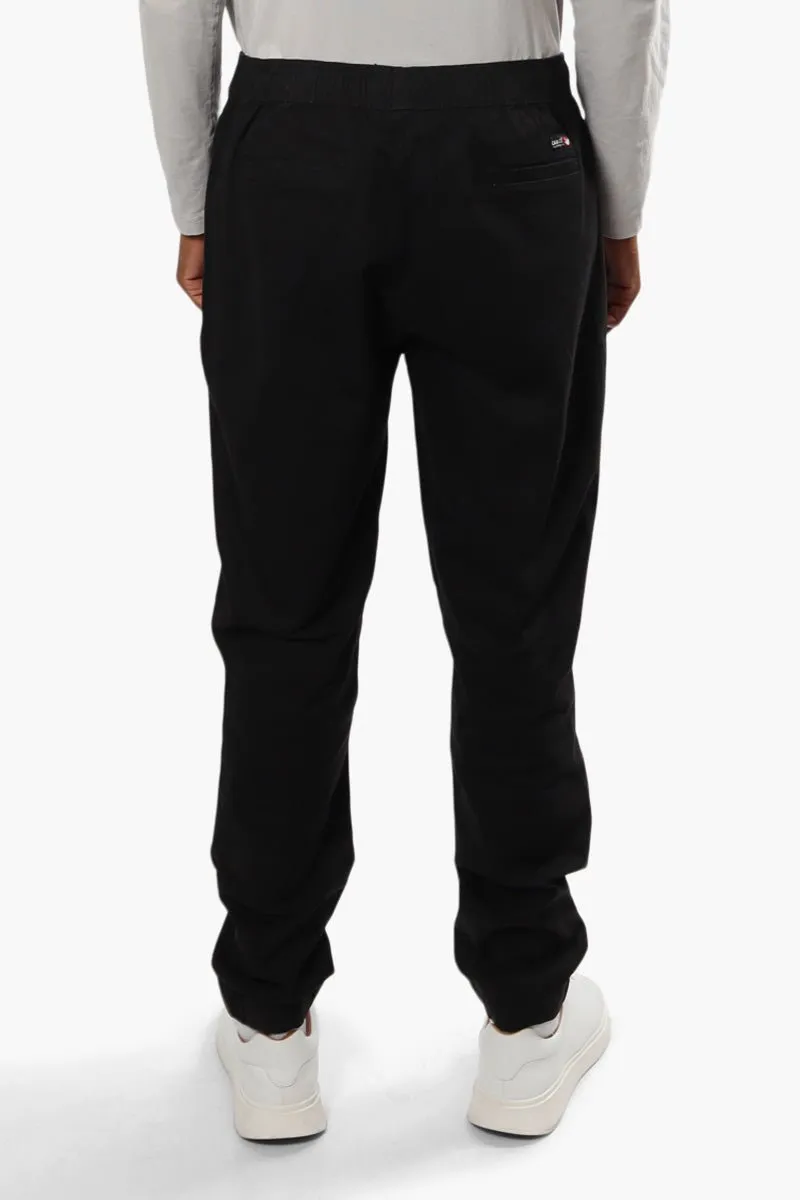 Canada Weather Gear Tie Waist Jogger Pants - Black