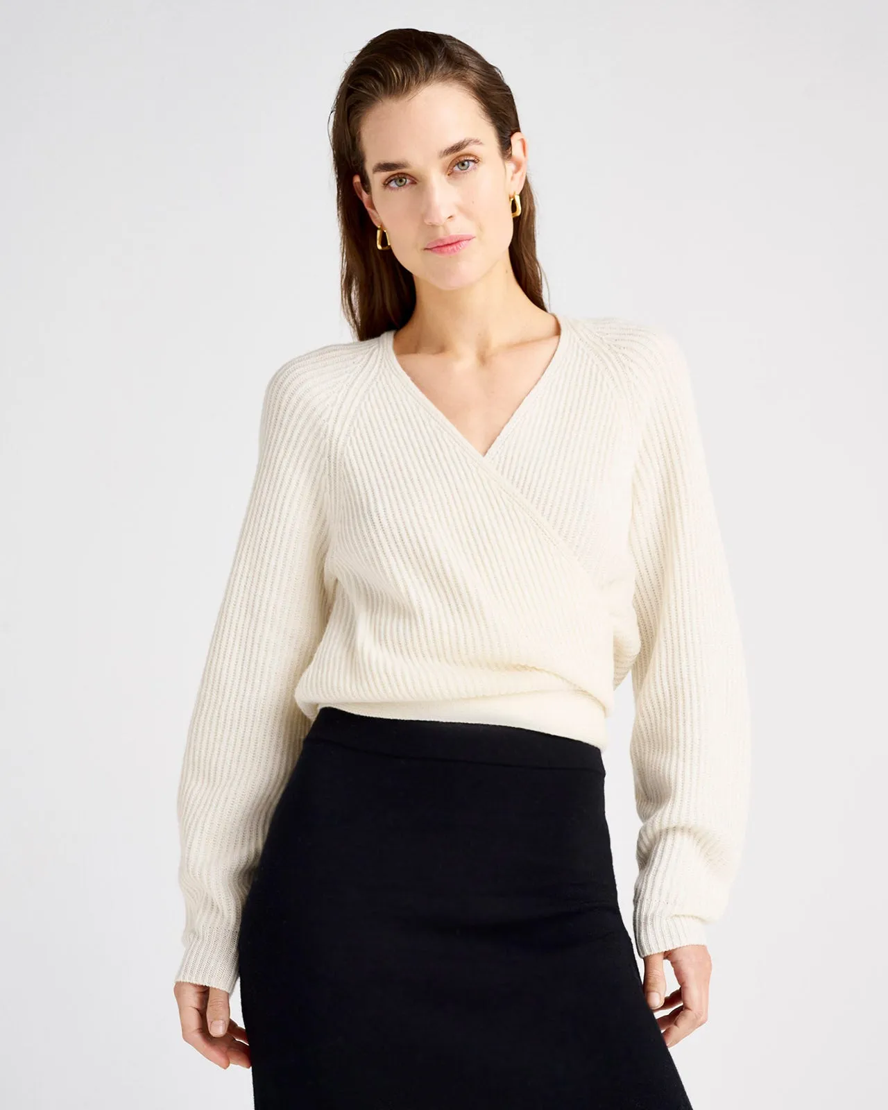 Cashblend Adele Wrap Sweater