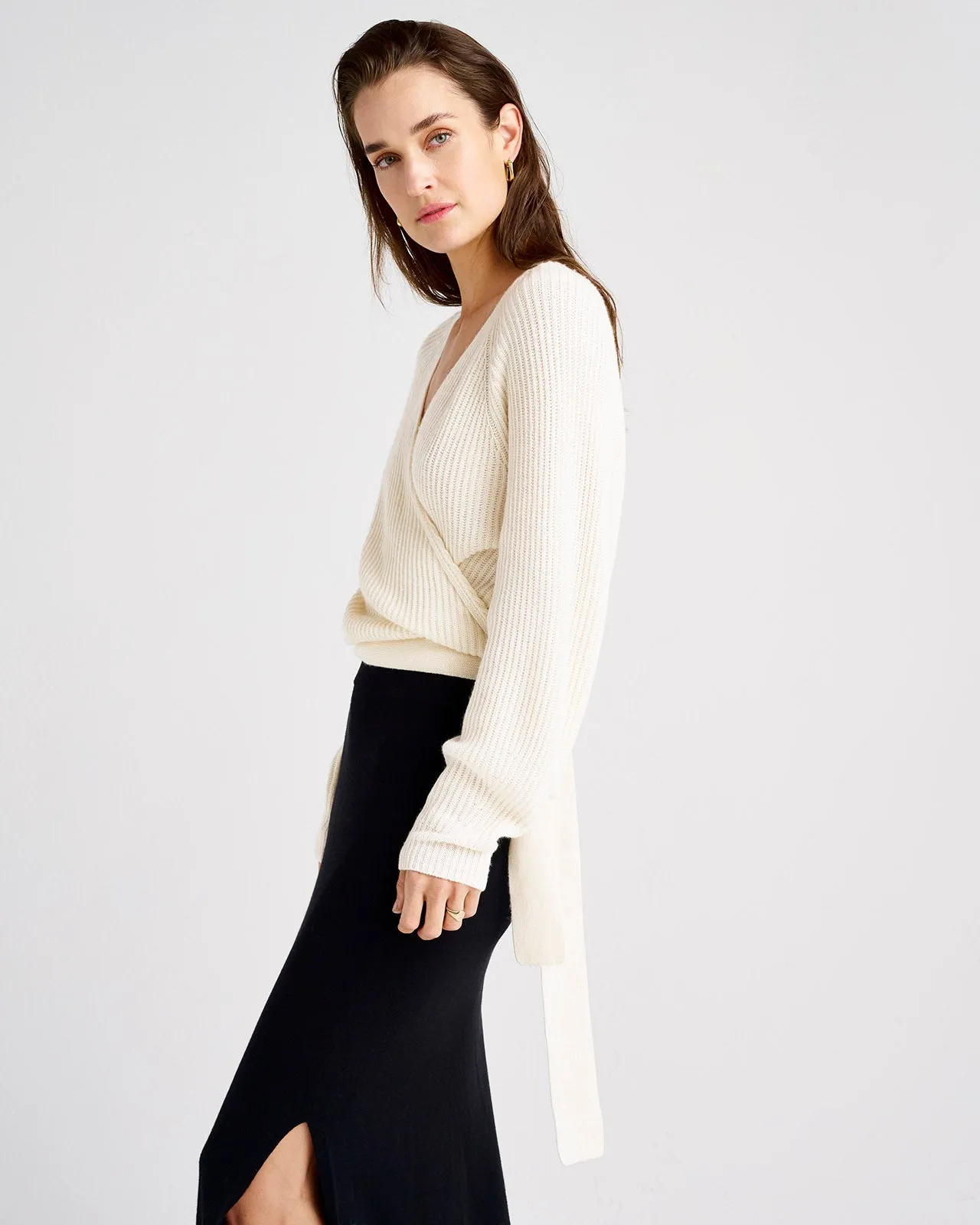 Cashblend Adele Wrap Sweater