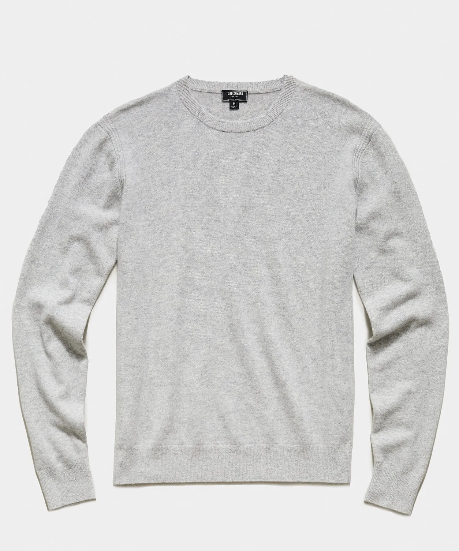 Cashmere Crewneck Sweater in Dove Grey