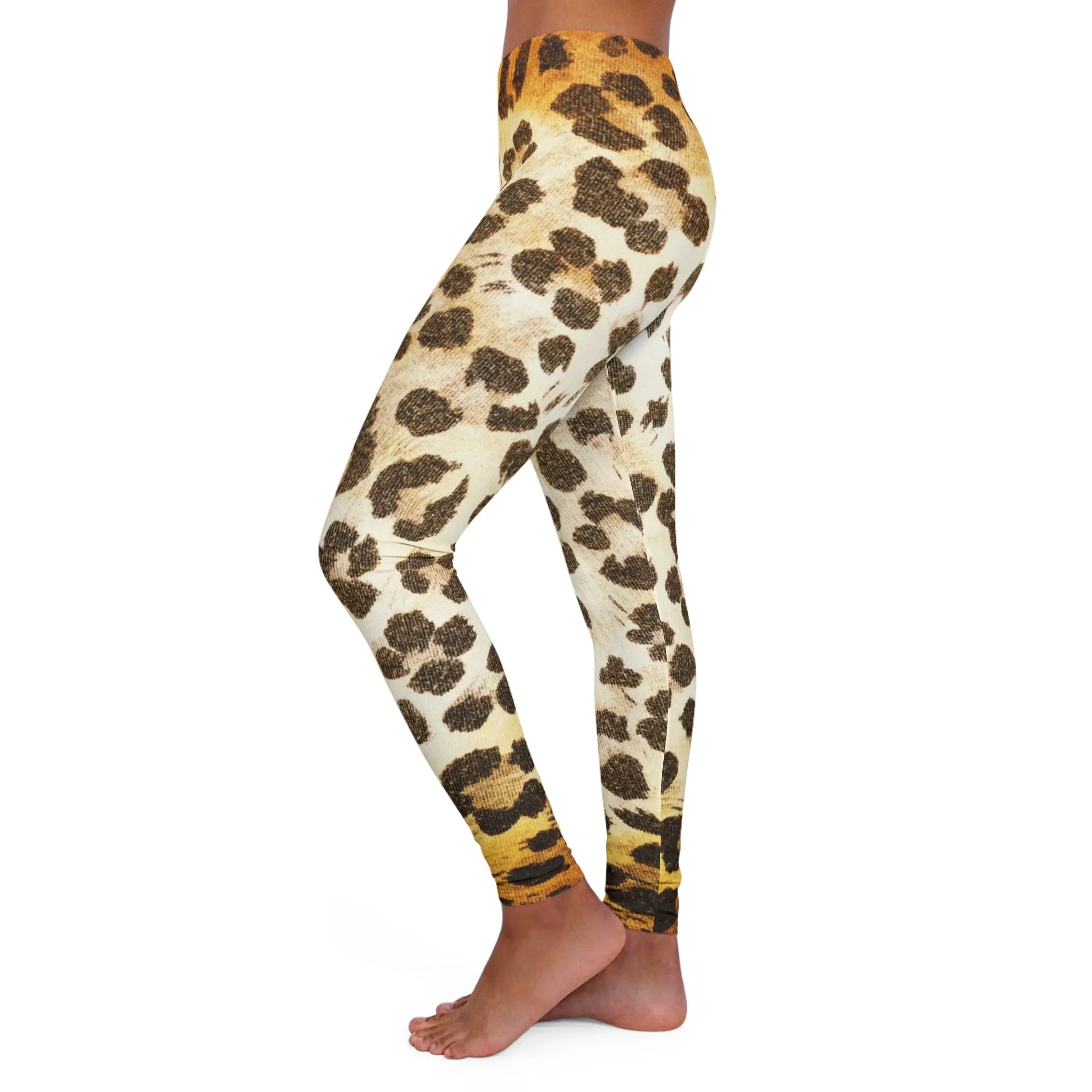 Cheetah - Inovax Women's Spandex Leggings