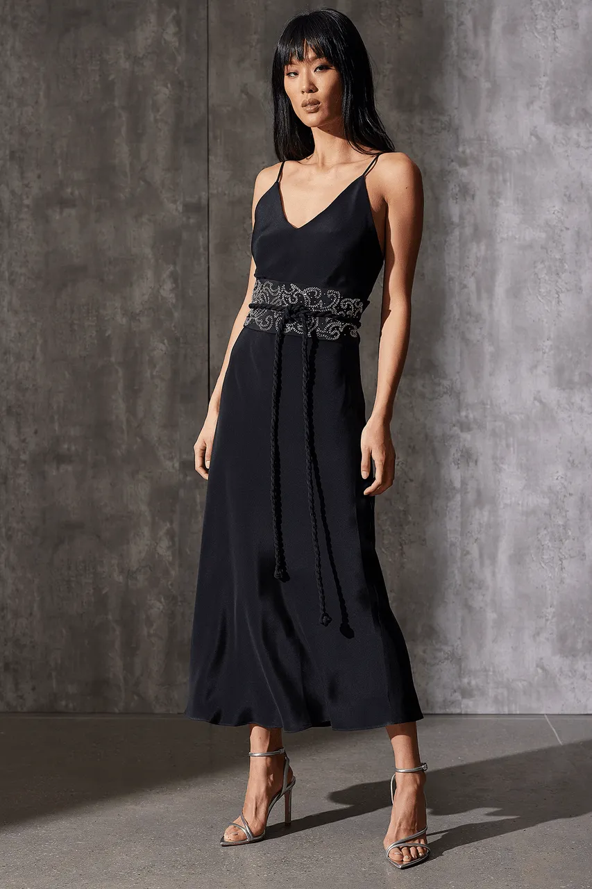 Couture Silk Crepe Gown