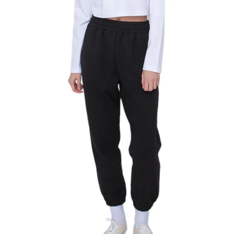 EDUARDO Women's High-Density Jogger Pants Classic Semi-Wide Sweatpants, Pocket.