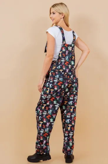 Garden of Mushrooms Overalls