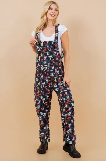 Garden of Mushrooms Overalls