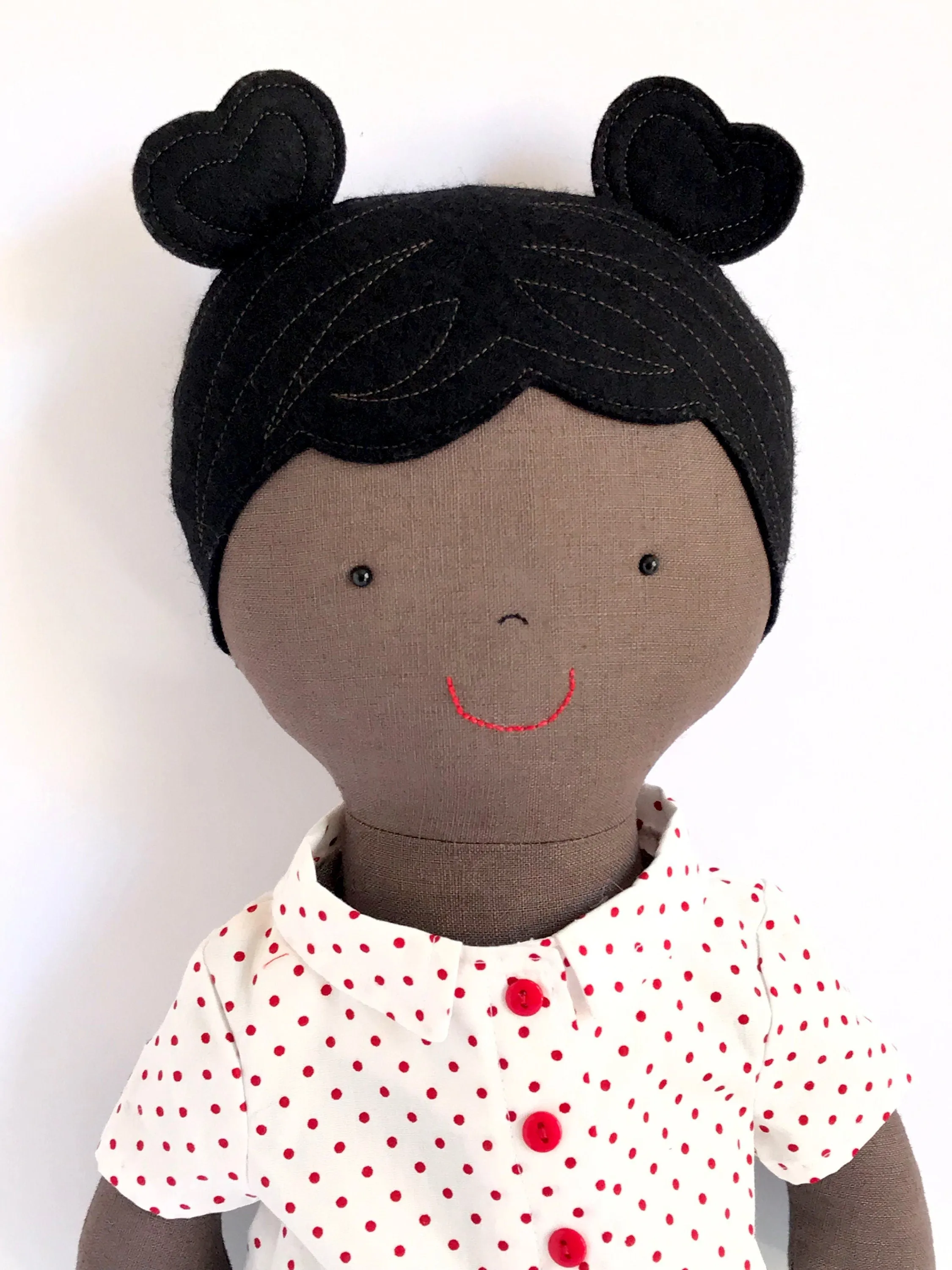 Ginger: doll sewing pattern with clothes