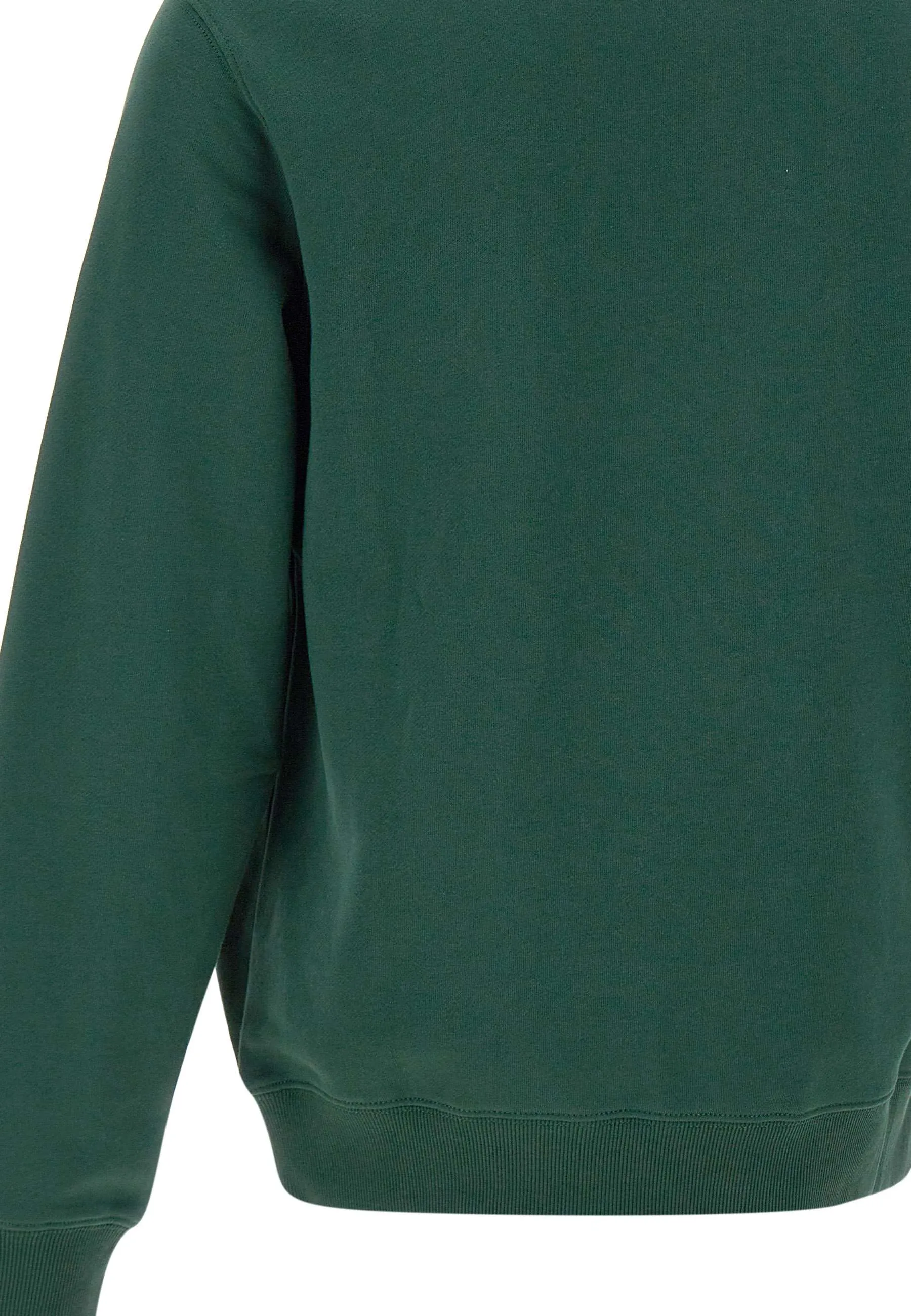 Green Round Patch Sweatshirt for Men