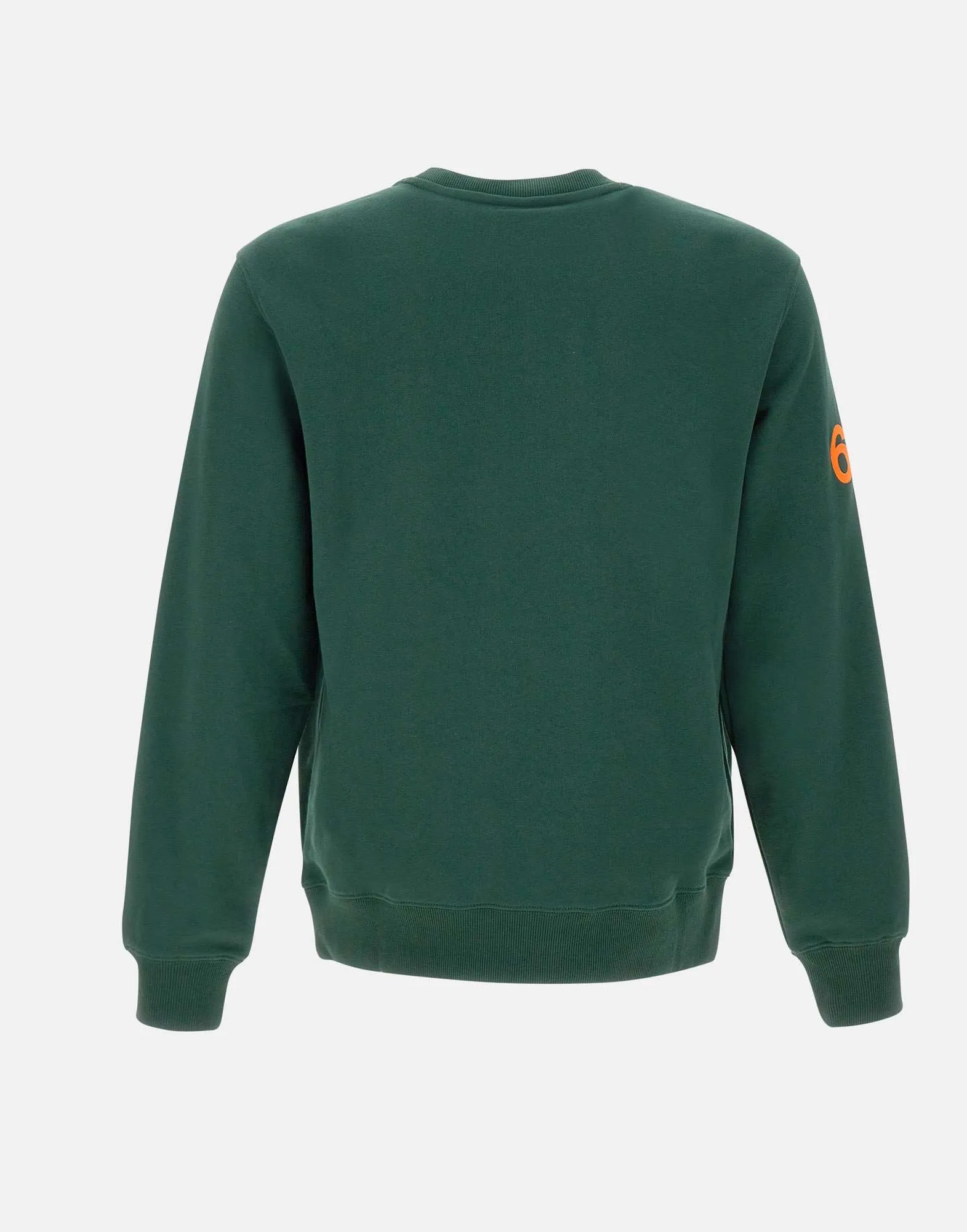 Green Round Patch Sweatshirt for Men