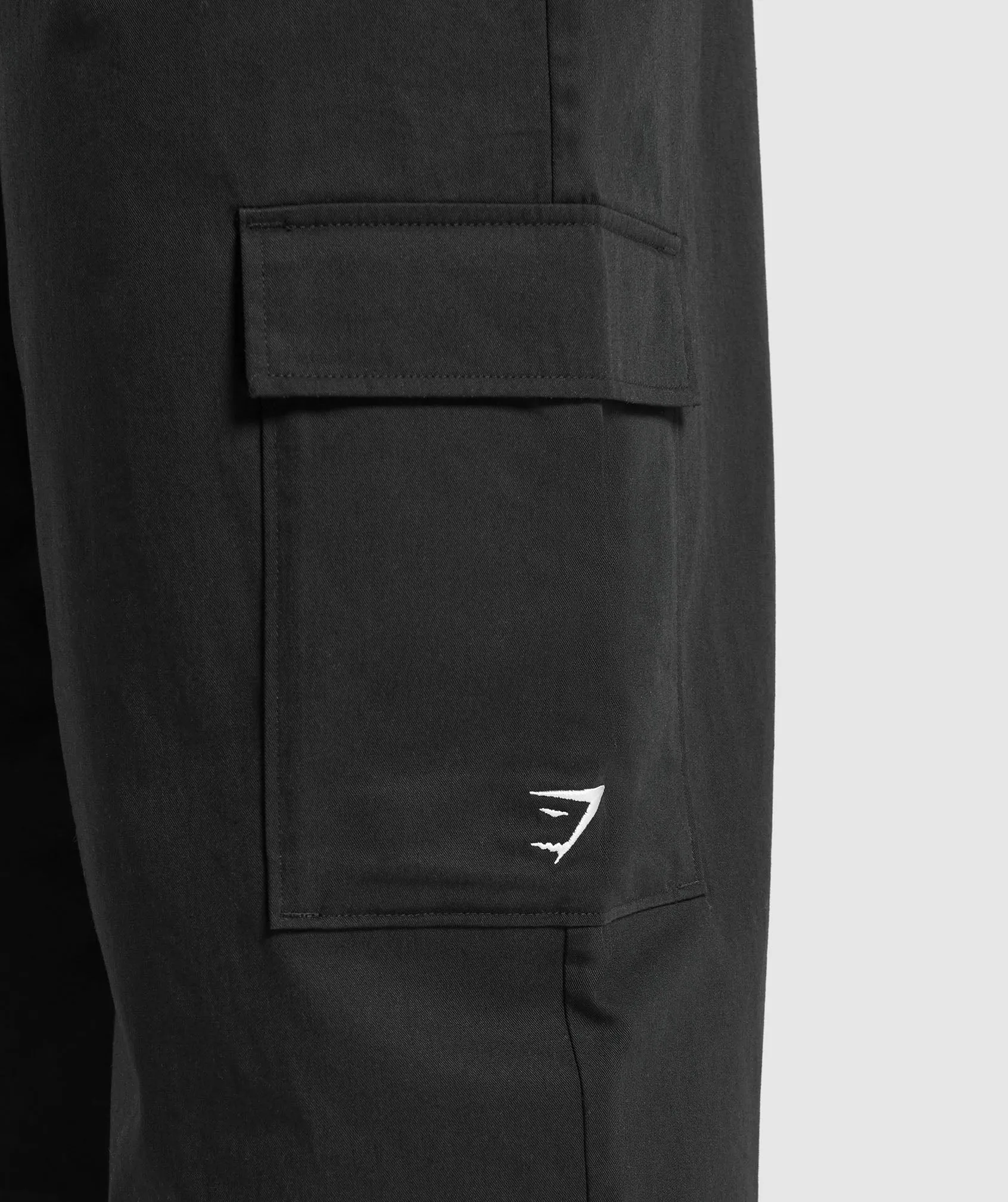 Gymshark Cotton Cargo Pants - Black