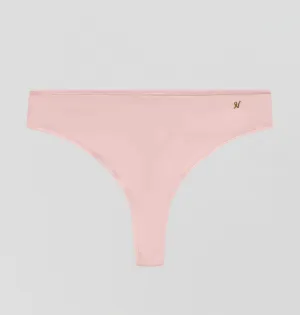 Invisible microfibre thong [Blush]