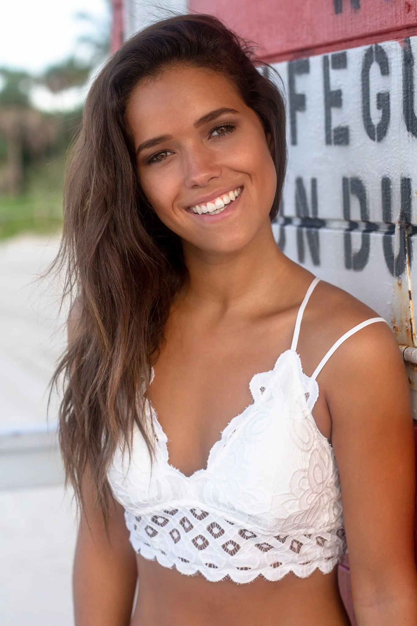 Ivory Lace Bralette