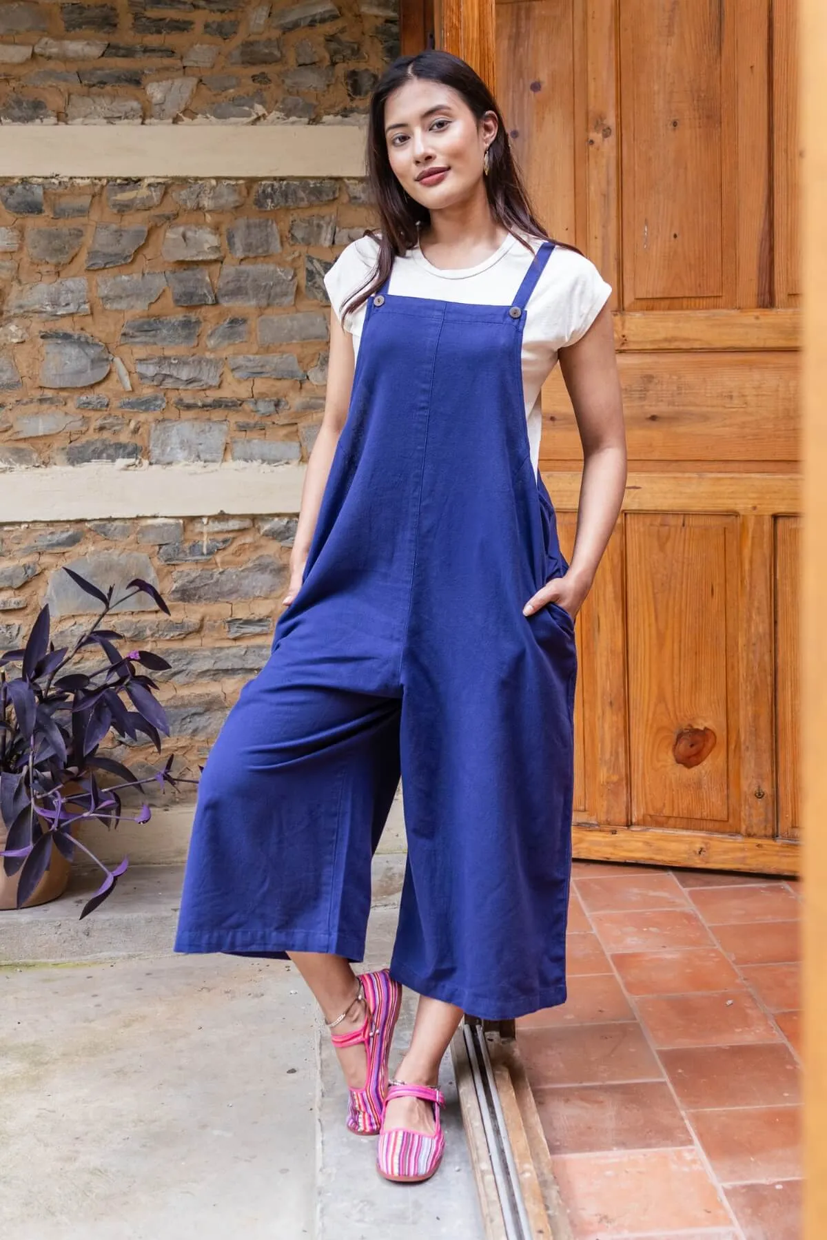 Juanita Overalls - Dark Blue