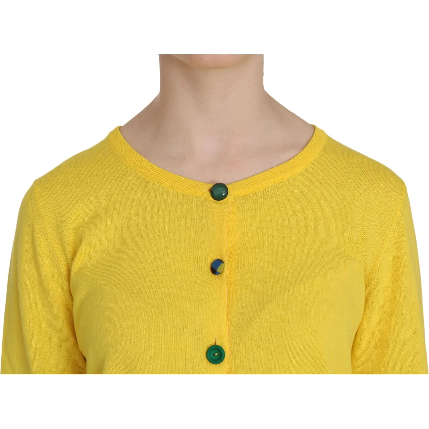 Jucca Radiant Yellow Cotton Sweater