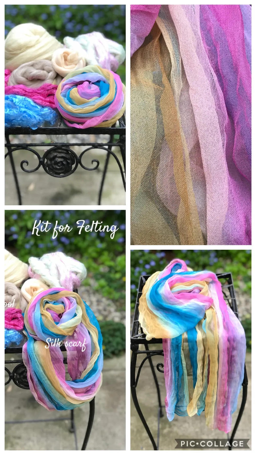 Kit for Nuno Felting