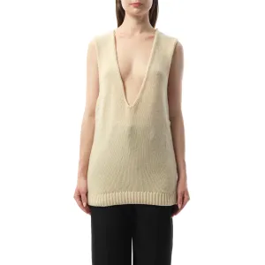 Knitted Top in Ivory