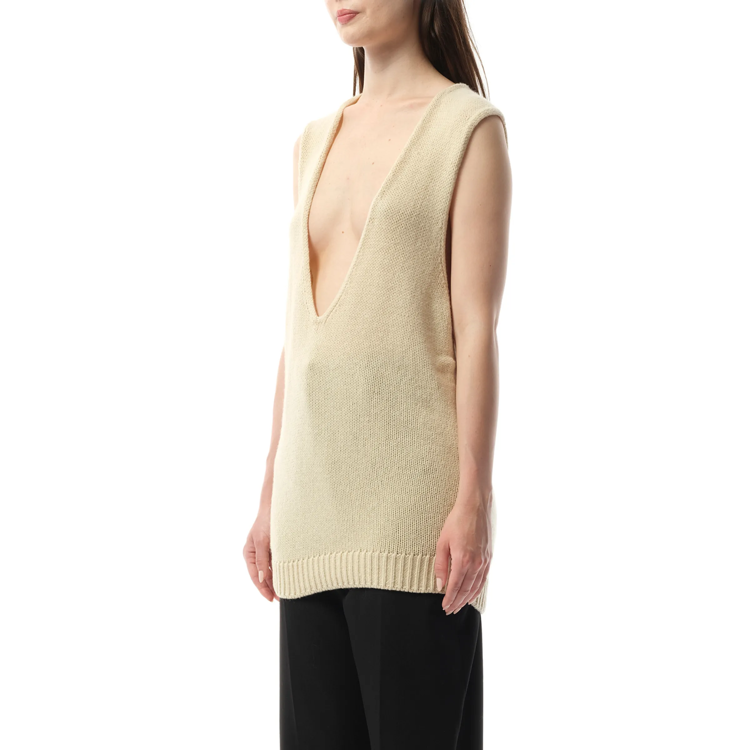 Knitted Top in Ivory