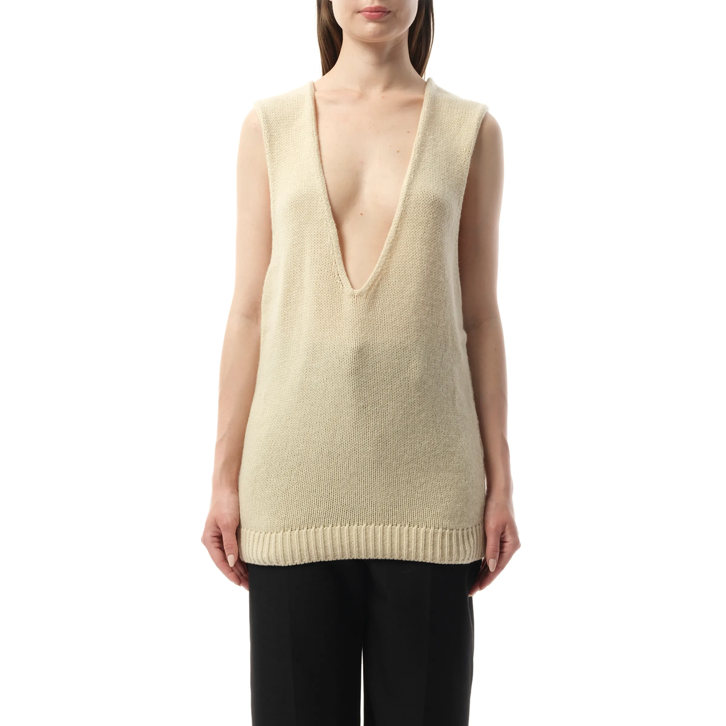 Knitted Top in Ivory