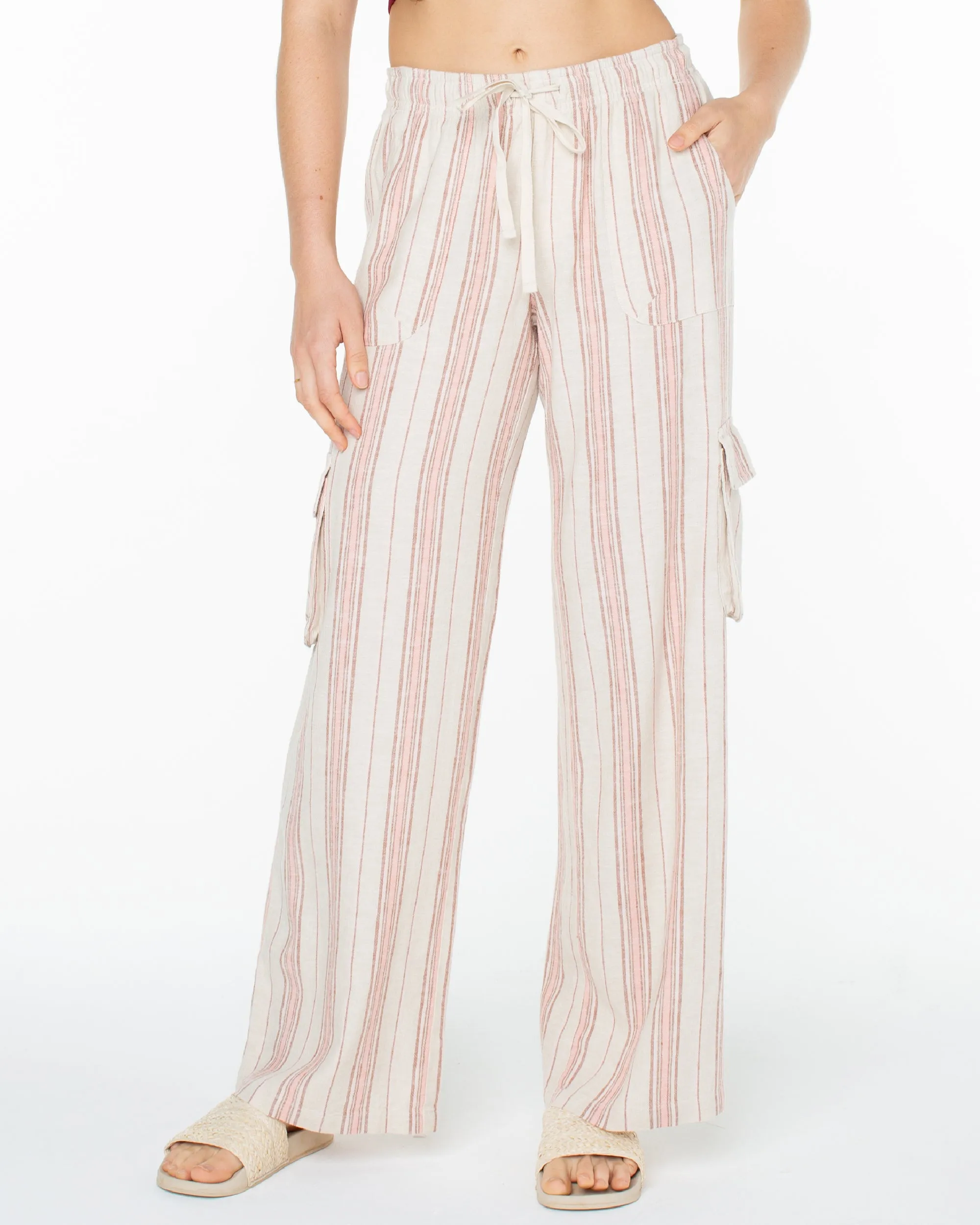 Lagoon Pull-On Pants - Pink Champagne