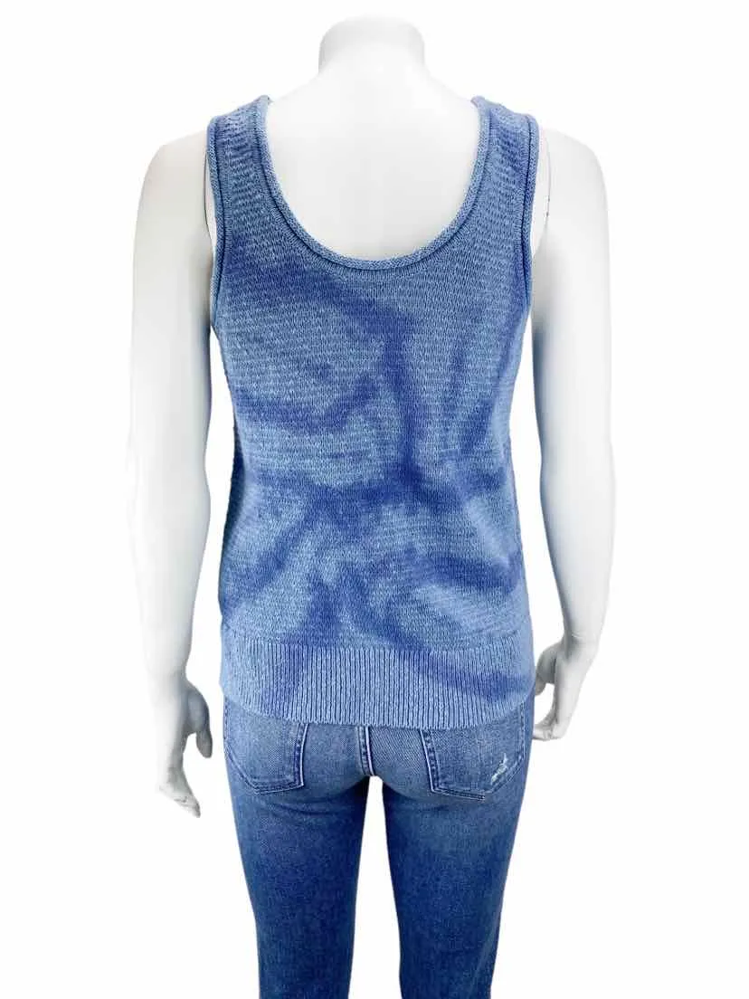 Madewell Women's Tie-Dye Tank Sweater Blue Size S