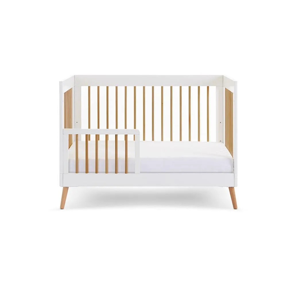 Maya Mini 2 Piece Nursery Furniture Set - White & Natural