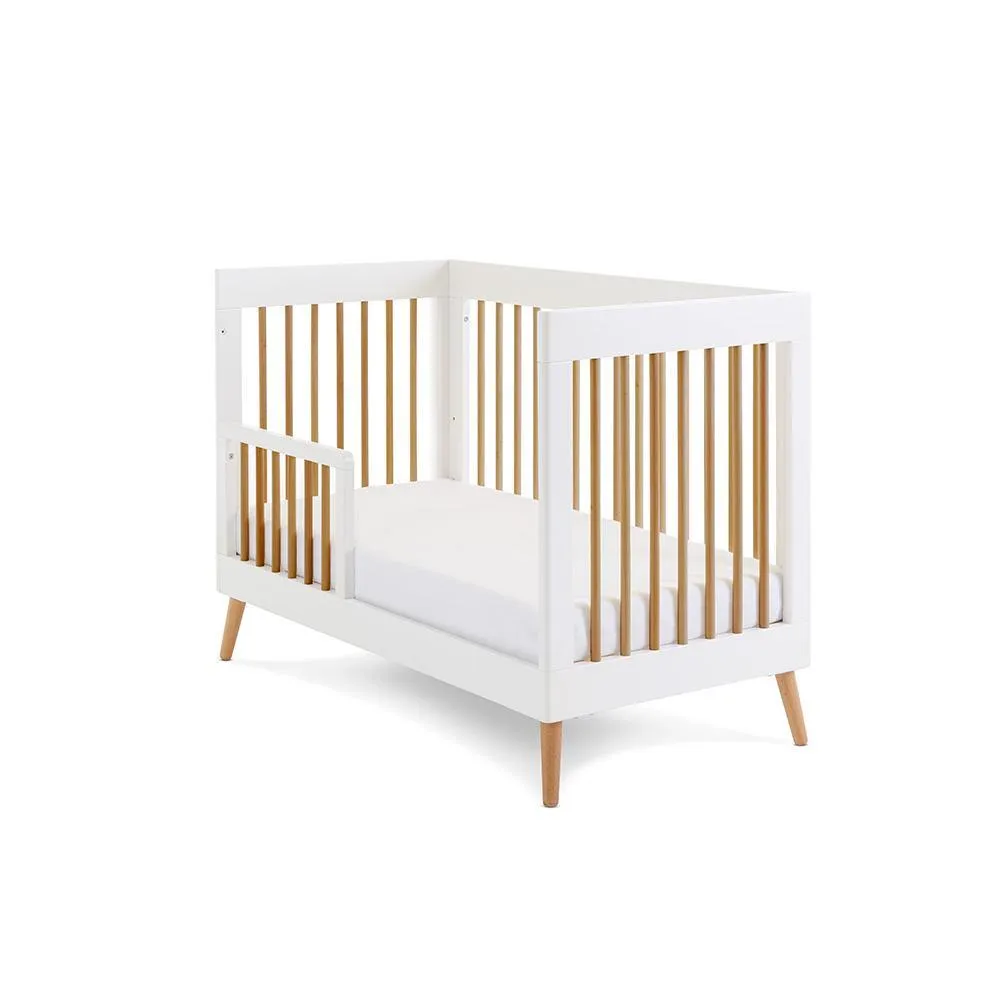 Maya Mini 2 Piece Nursery Furniture Set - White & Natural