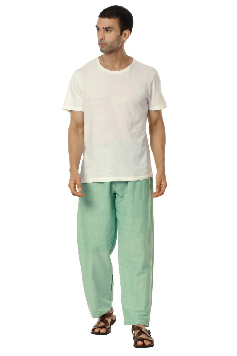 Men's Lounge Pants | Green | Fits Waist Size 28" to 36"