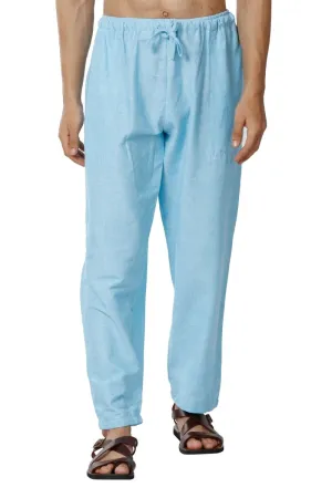 Men's Lounge Pants | Sky Blue | Fits Waist Size 28" to 36"