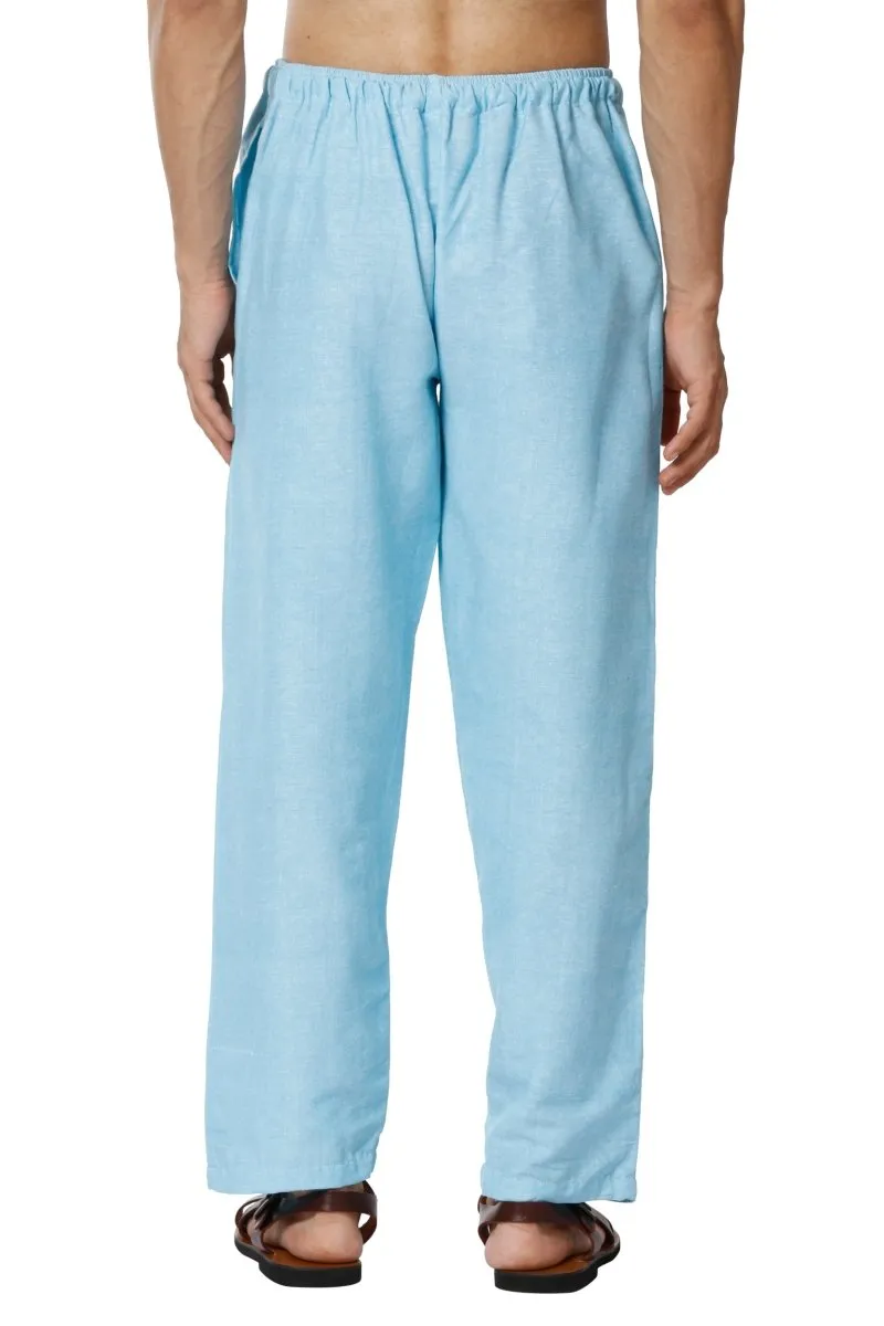 Men's Lounge Pants | Sky Blue | Fits Waist Size 28" to 36"