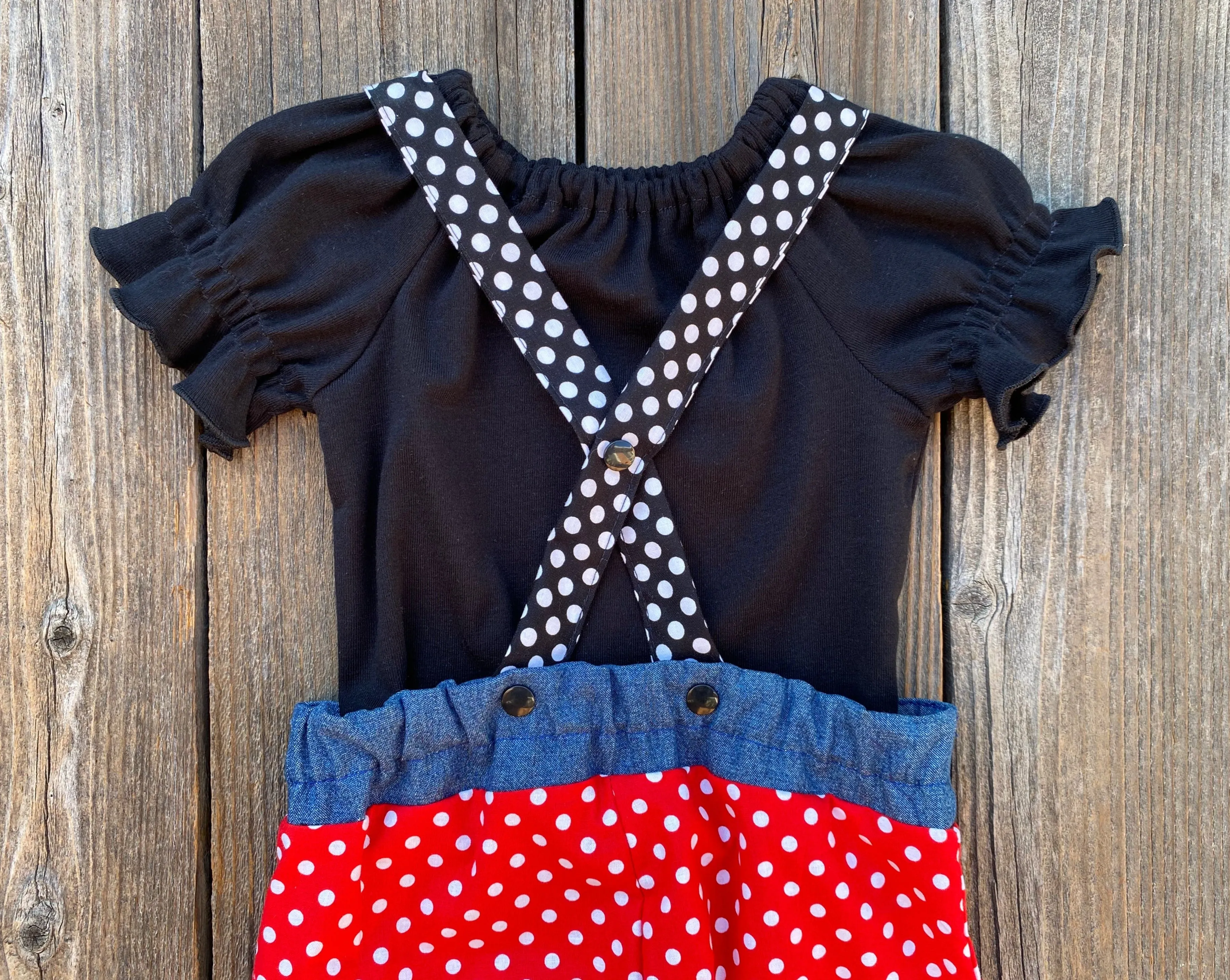 Minnie Mouse Overalls