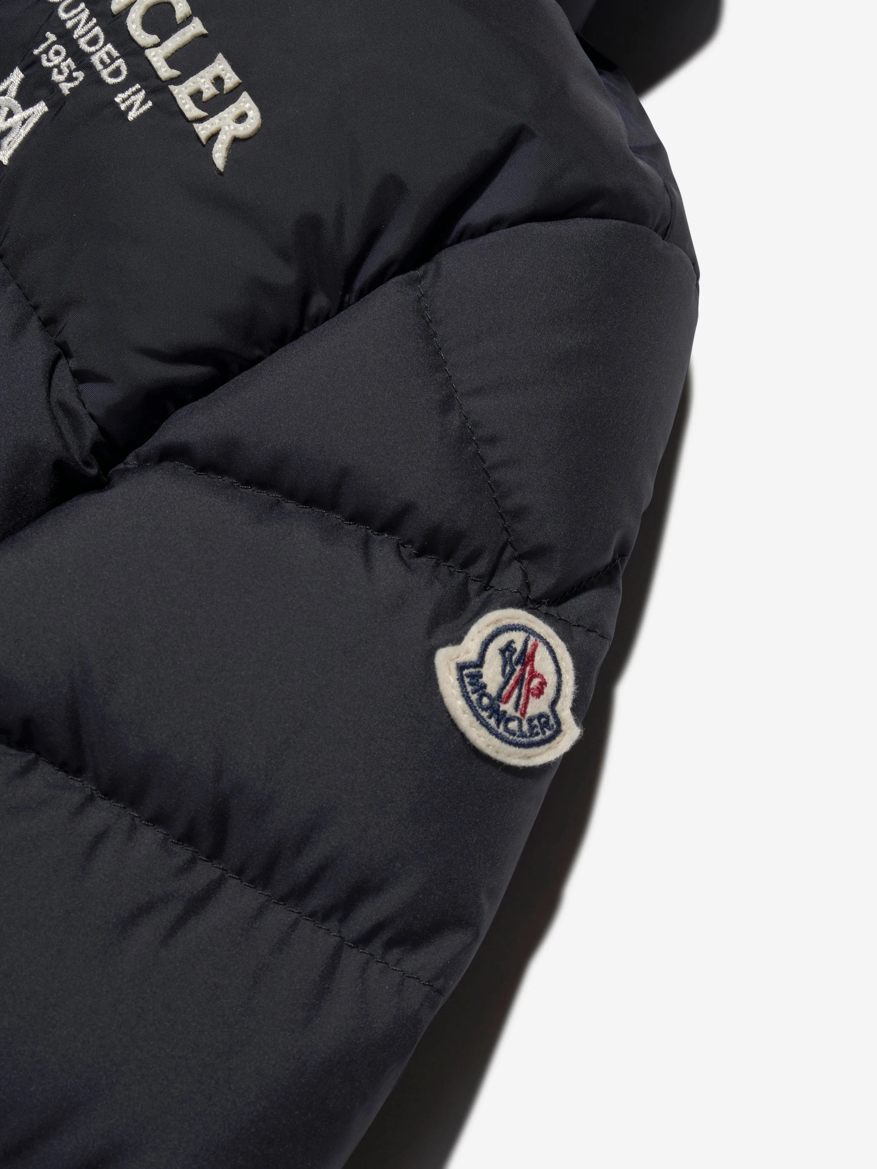 Moncler Enfant Boys Down Padded Joe Jacket in Navy