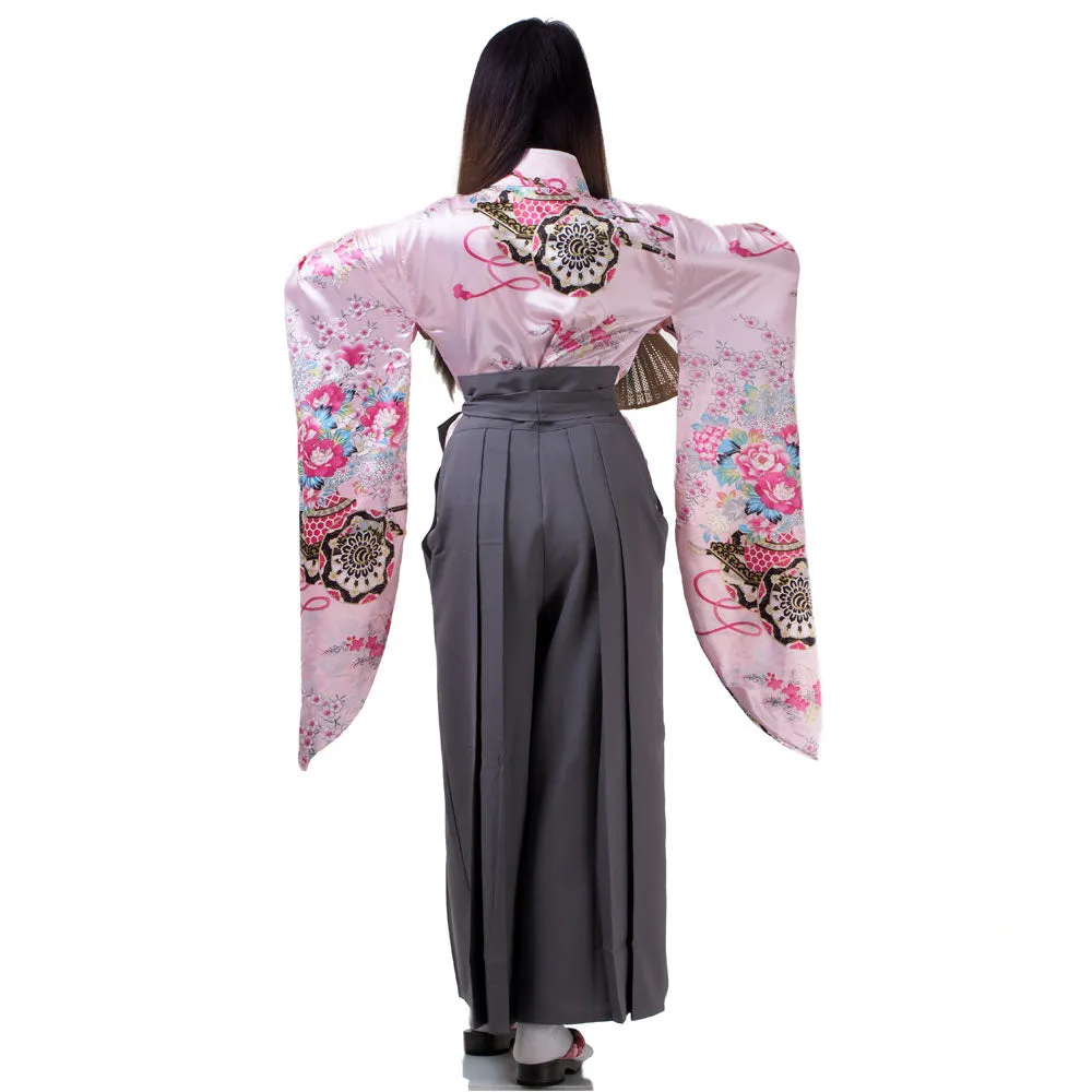 Nami Japanese Kimono Hakama Set for Women