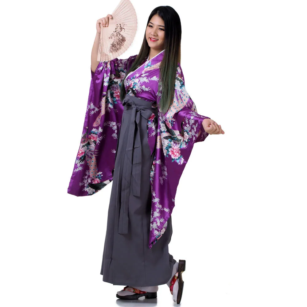 Nami Japanese Kimono Hakama Set for Women