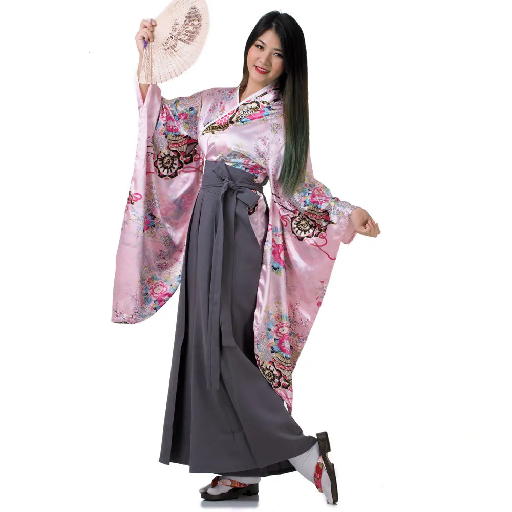 Nami Japanese Kimono Hakama Set for Women