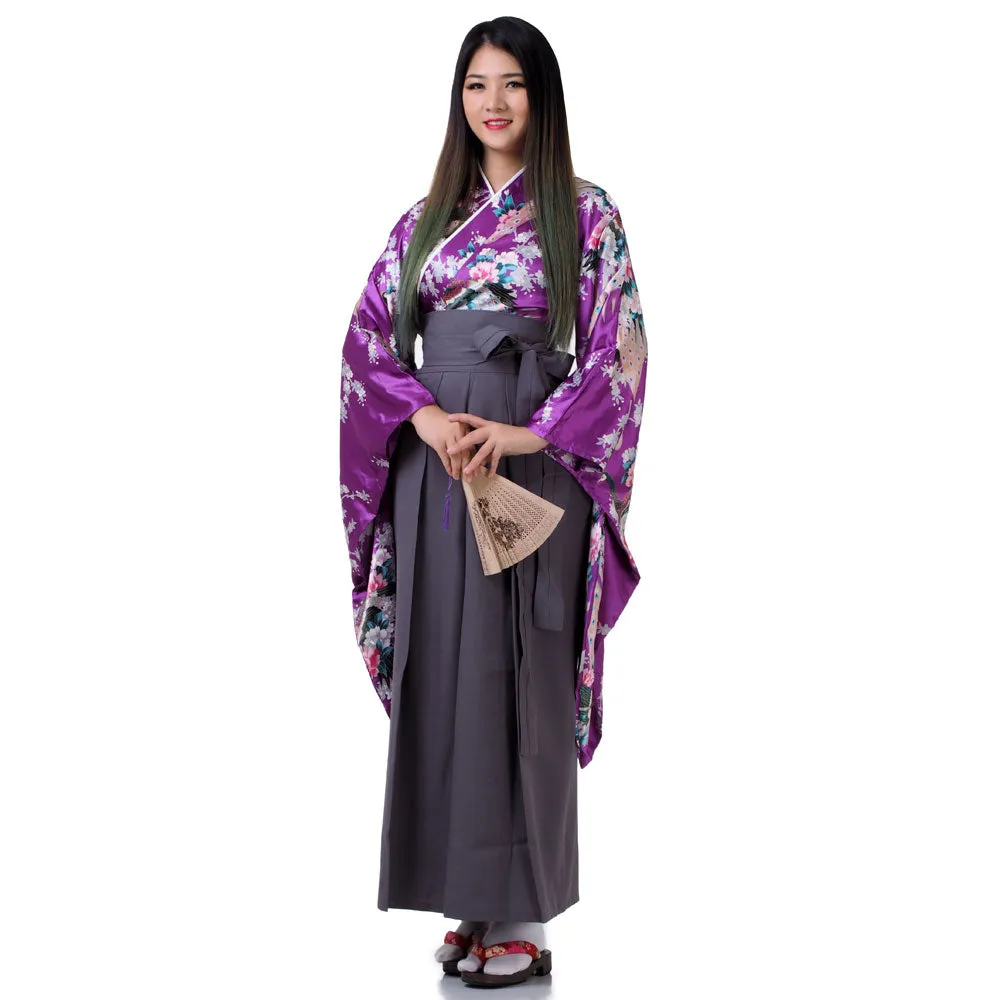 Nami Japanese Kimono Hakama Set for Women