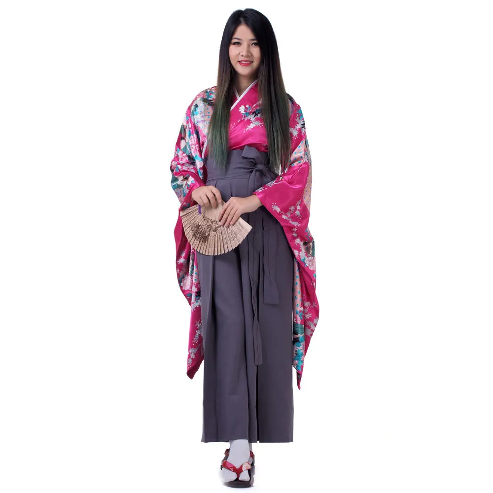 Nami Japanese Kimono Hakama Set for Women