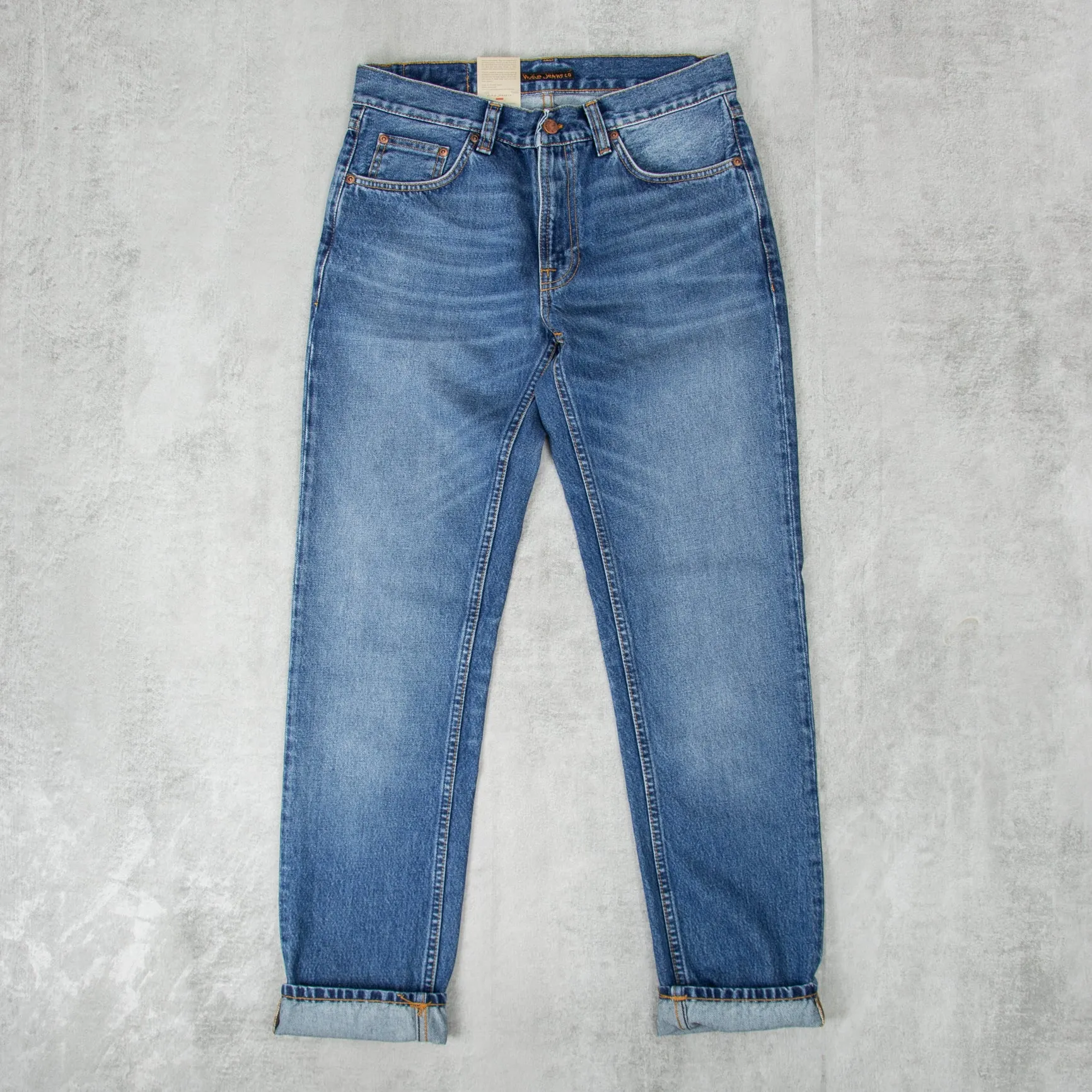 Nudie Gritty Jackson Jeans - Blue Traces