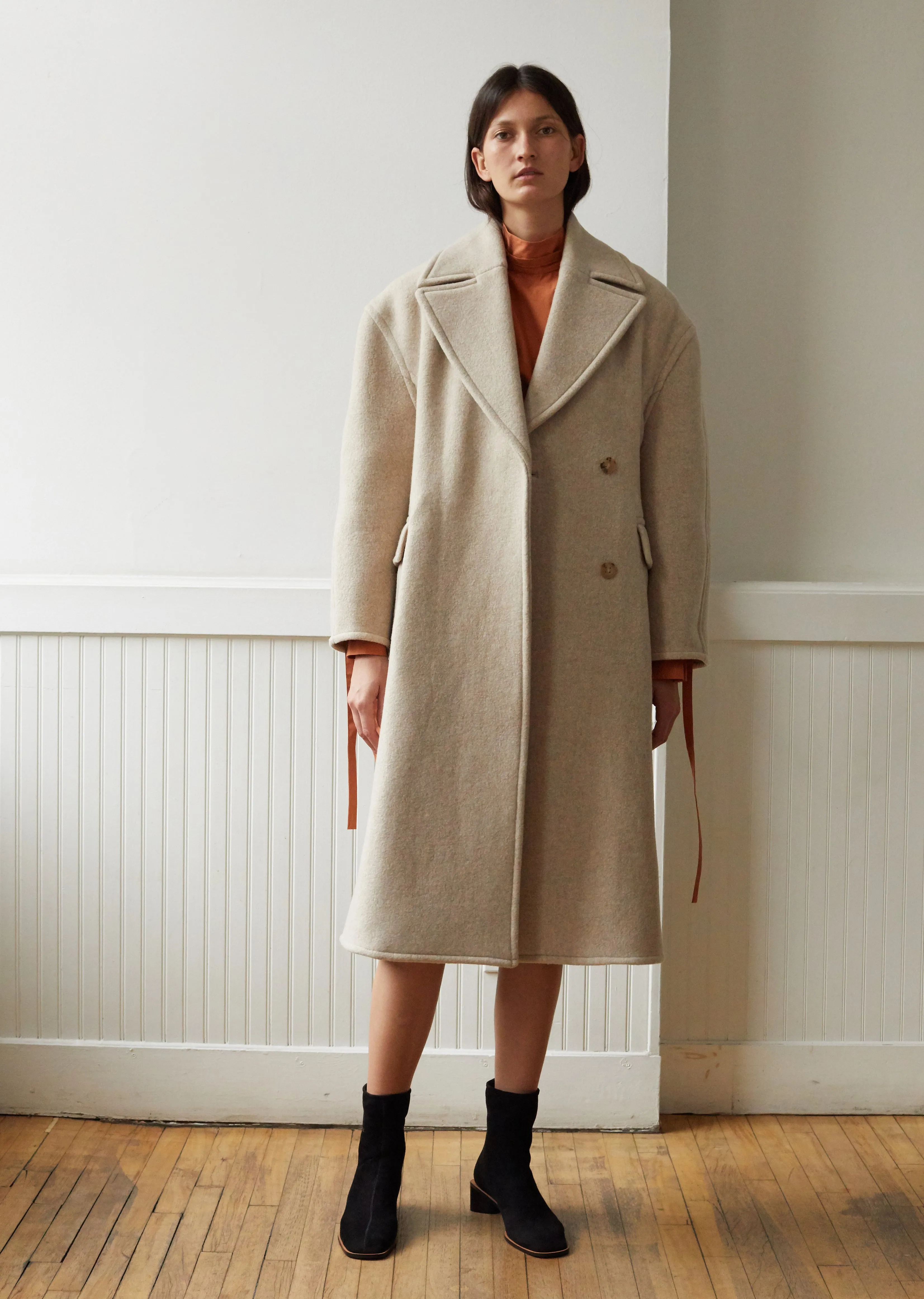 Olaia Boiled Wool New Coat