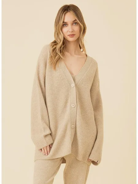 One Grey Day Pacific Cashmere Cardigan