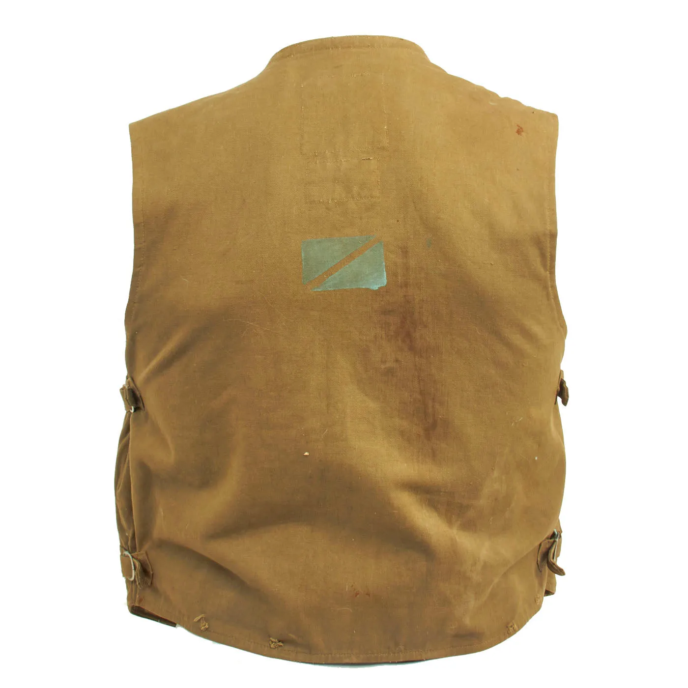 Original WWII Imperial Japanese Army Bulletproof Vest by Honda - Captured and Worn by U.S. Marine With Tac Markings Applied - Rare