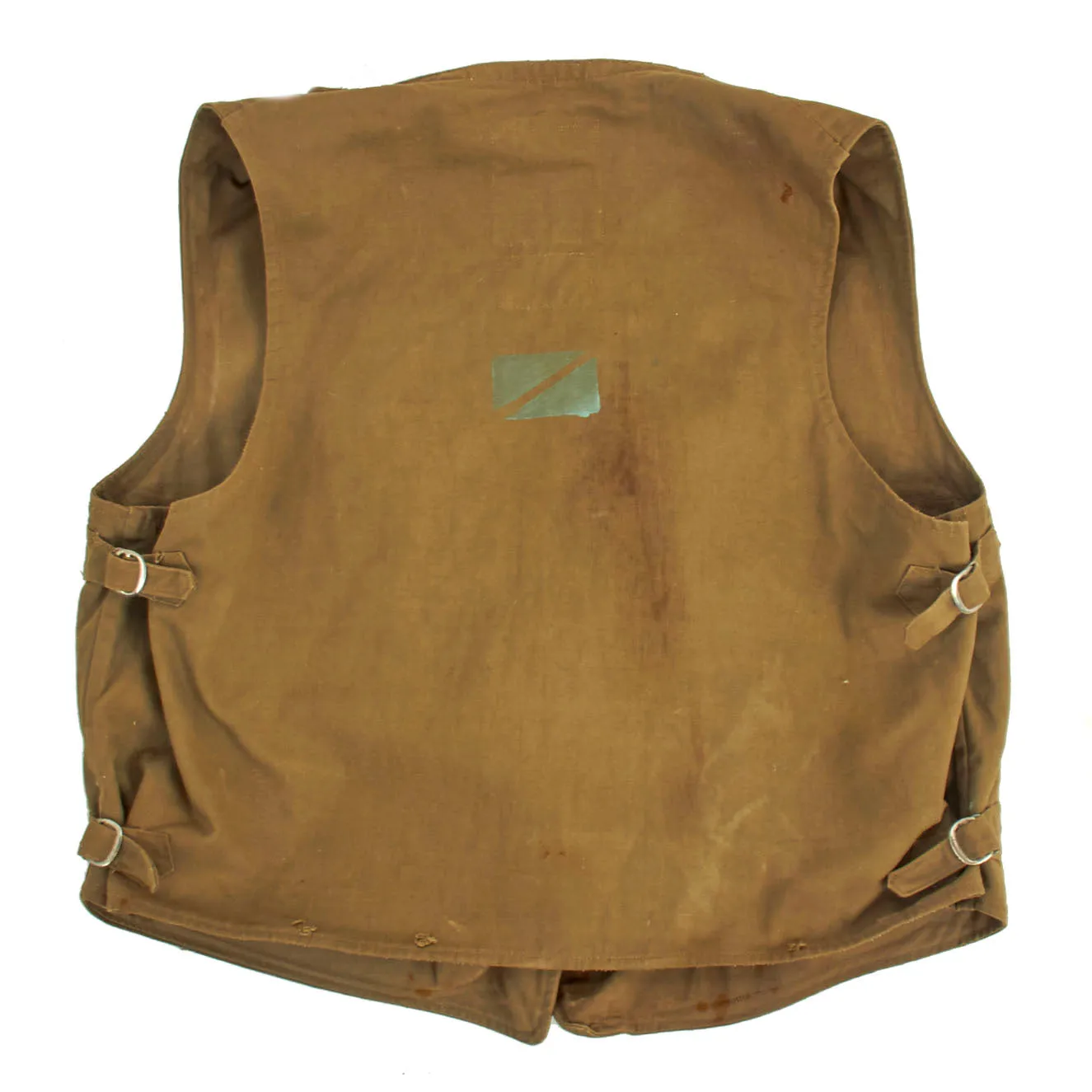 Original WWII Imperial Japanese Army Bulletproof Vest by Honda - Captured and Worn by U.S. Marine With Tac Markings Applied - Rare