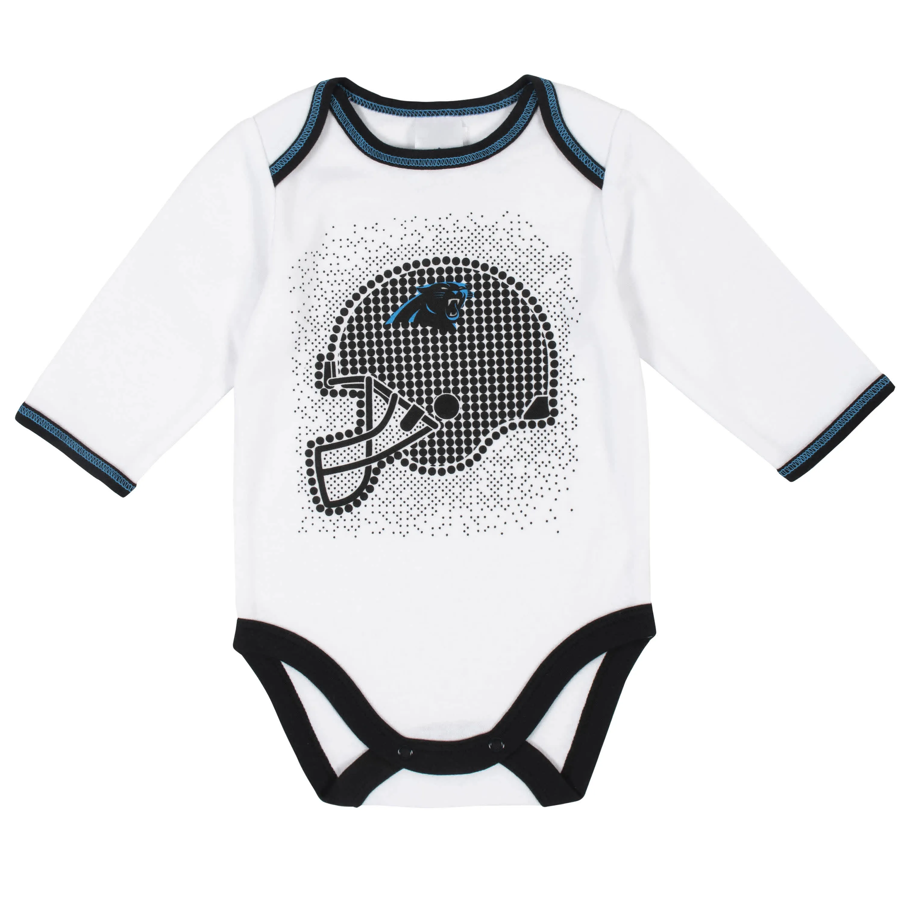 Panthers Baby Boys 3-Piece Bodysuit, Pant, and Cap Set