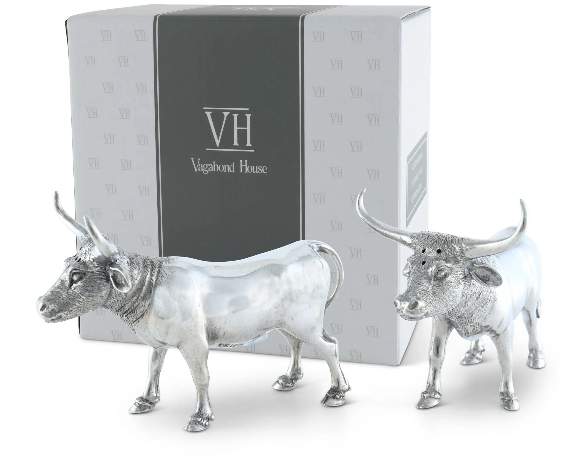 Pewter Steers Salt & Pepper Set