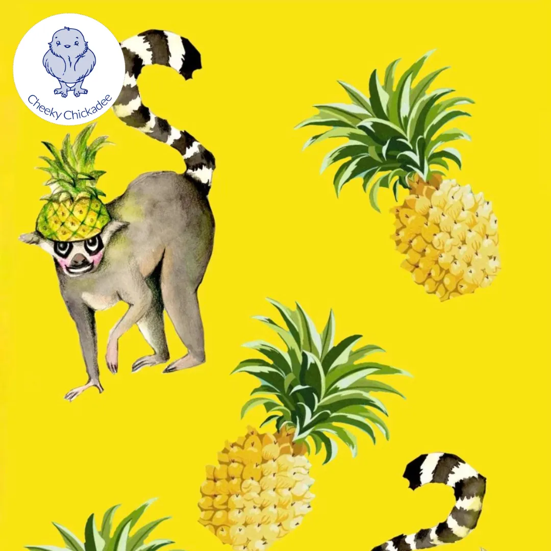 Pineapple Lemurs Short Sleeve Tee