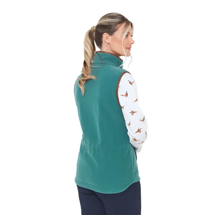 Schoffel Ladies Lyndon Fleece Gilet - Duck Egg